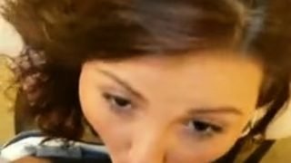 Amateur girlfriend homemade pov blowjob